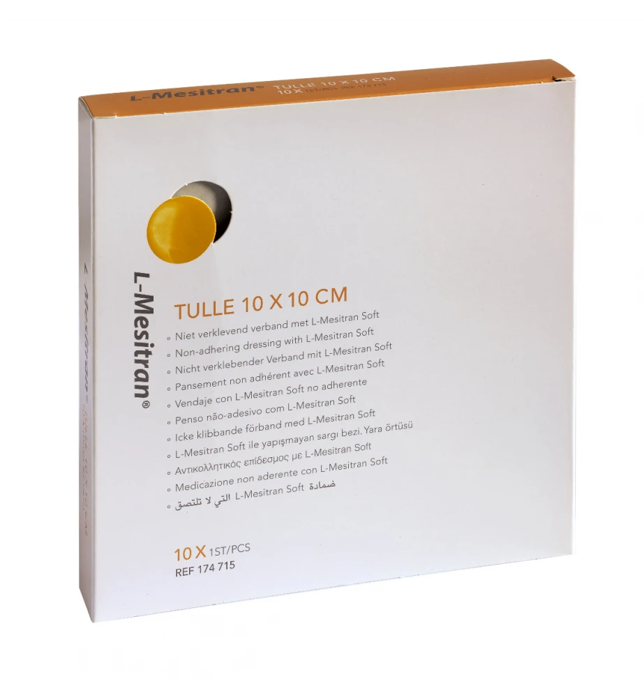 L-Mesitran Tulle 10 X 10 Cm